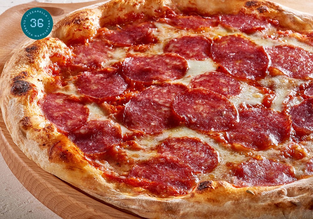Неаполитанская пицца Салями 26 см