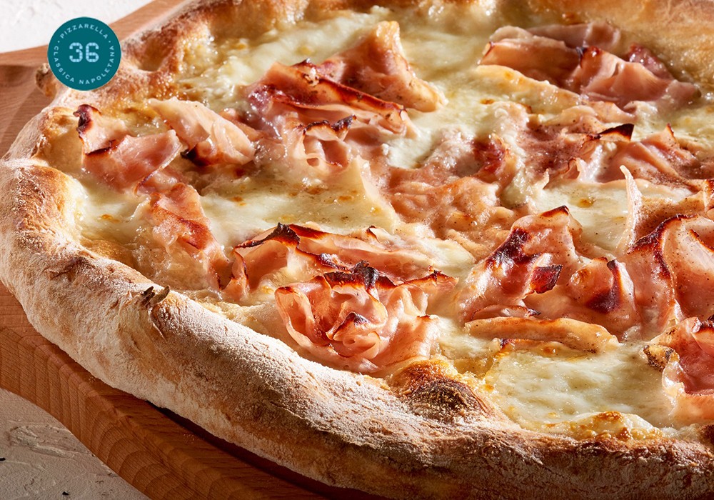 Неаполитанская пицца Ветчина со сливками 26 см