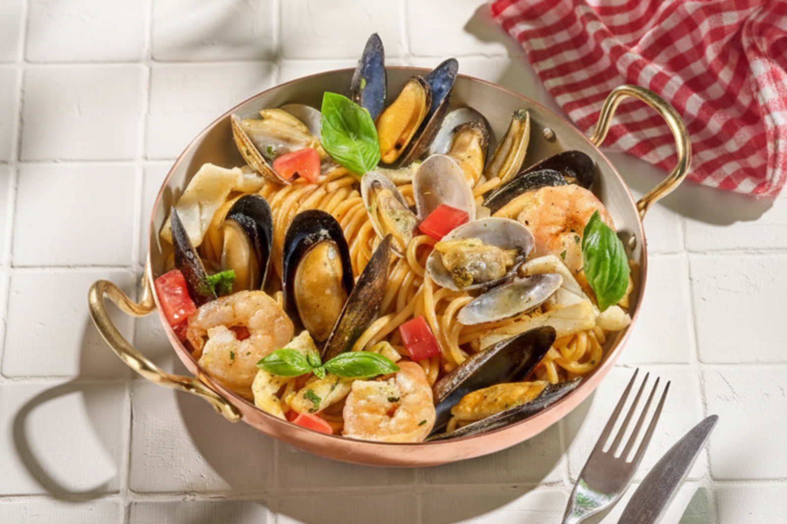 Спагеттони ай фрутти ди маре