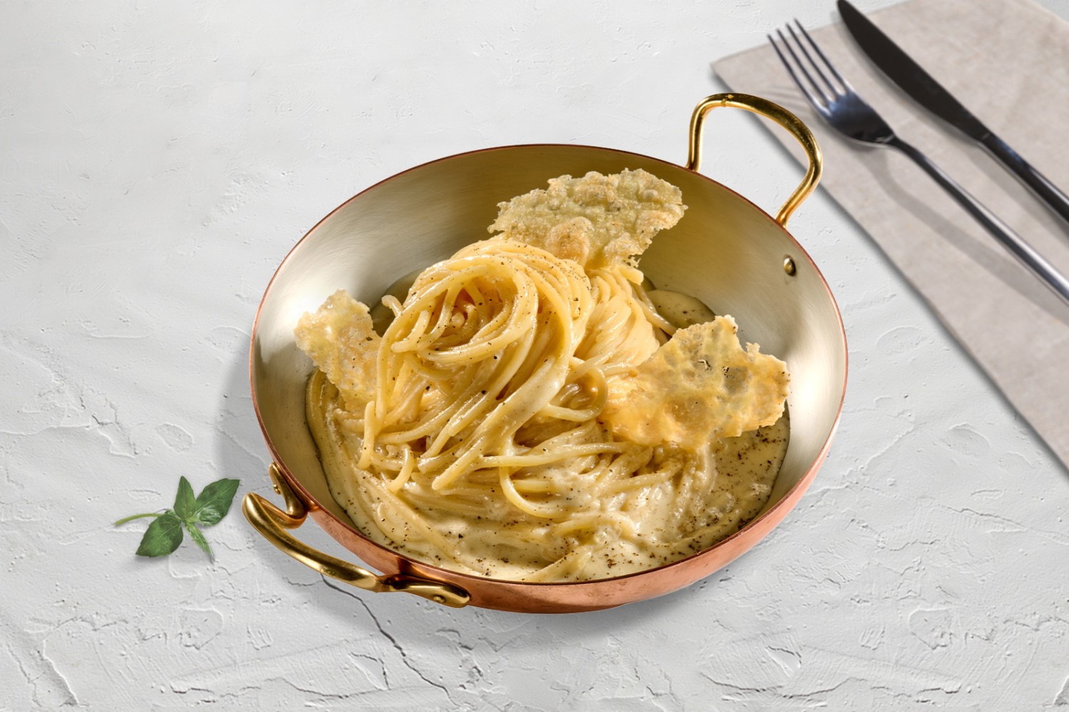 Спагеттони качио э пепе